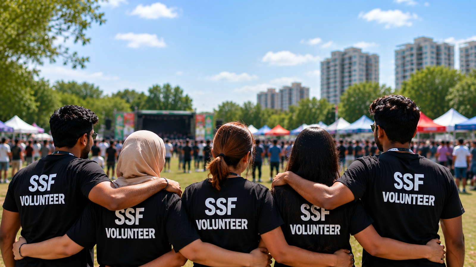 Scarborough Street Festival volunteer team at the community celebration